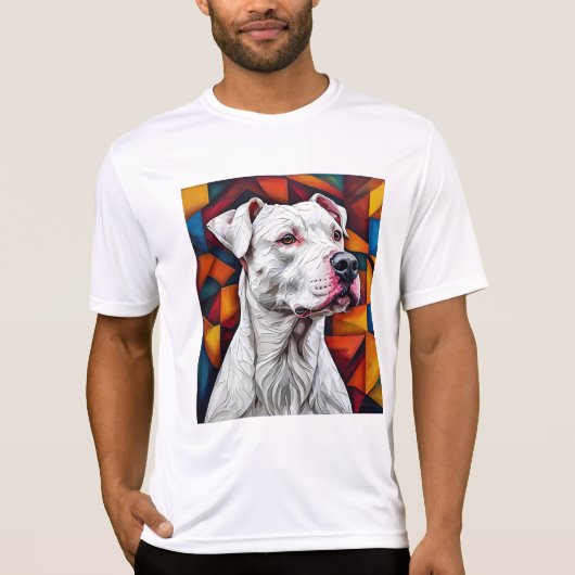 Niedliches Hundeportrait T-Shirt (Vorderseite)