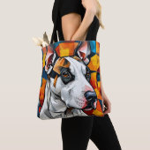 Niedliches Hundeportrait Tasche (Von Nahem)