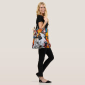 Niedliches Hundeportrait Tasche (Am Model)