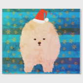 Niedliches Hundeschleifpapier Geschenkpapier (Flach)