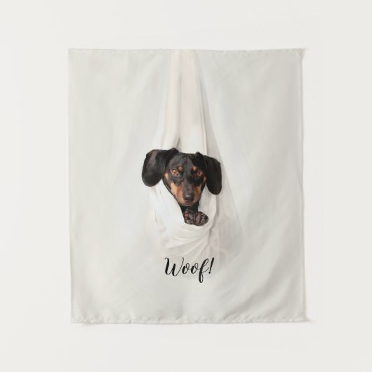 Niedliches Hundin-Foto für Haustiere Wandteppich (Vorderseite)