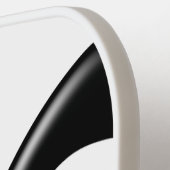 Niedliches Hustenbold Boxerkaninchen. Monogramm Pickleball Schläger (Linke Seite)