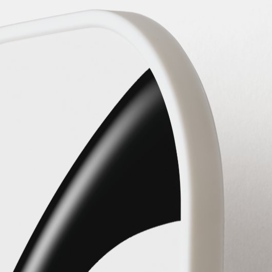 Niedliches Hustenbold Boxerkaninchen. Monogramm Pickleball Schläger (Linke Seite)