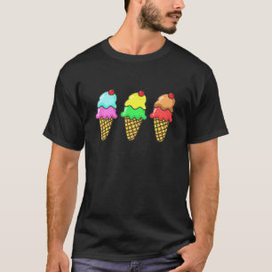 Niedliches Ice Cream Dessert T-Shirt