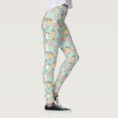 Niedliches Ice Cream Muster Leggings (Rechts)