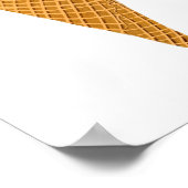 Niedliches Ice Creme Cone Kinderzimmer Art Poster (Ecke)