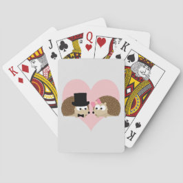 Niedliches Igel Spielkarten
