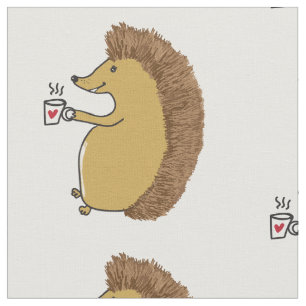 Niedliches Igels-Gewohnheits-Gewebe Stoff