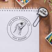 Niedliches Iguana Baby Dieses Buch gehört zum Name Permastempel