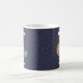 Niedliches Illustriertes Aquarius Zodiac Personali Kaffeetasse (Mittel)