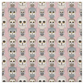 Niedliches Illustriertes Owls-Muster Stoff (Muster)
