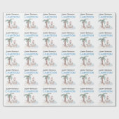 Niedliches Illustriertes Pirate-Party Geschenkpapier (Flach)