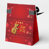 Niedliches, in Papierform geschnittenes Ratten Jah Geschenkschachtel (Rückseite)