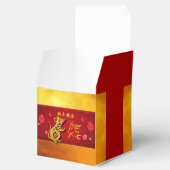 Niedliches, in Papierform geschnittenes Ratten Jah Geschenkschachtel (Geöffnet)