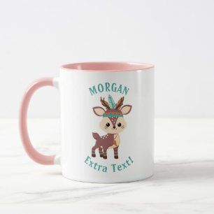 Niedliches Indisches Hirsch, Personalisierung von  Tasse