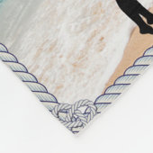 Niedliches, individualisierbares Fleeceblatt Fleecedecke (Ecke)