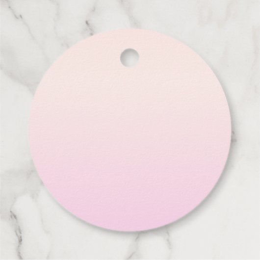 Niedliches individuell anpassbares Monogramm | Pea Geschenkanhänger (Rückseite)