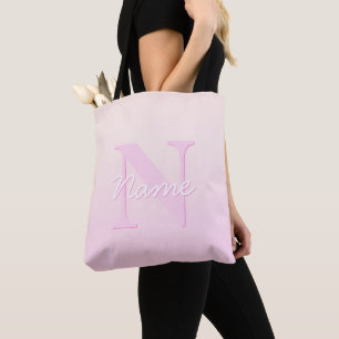 Niedliches individuell anpassbares Monogramm   Pea Tasche