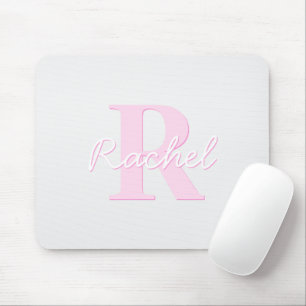 Niedliches individuell anpassbares Monogramm   Pin Mousepad