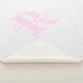 Niedliches individuell anpassbares Monogramm | Pin Sherpadecke (3/4)