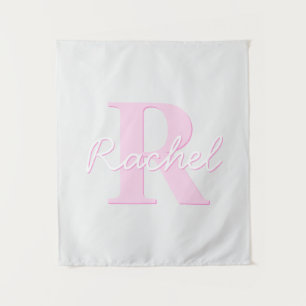 Niedliches individuell anpassbares Monogramm Pin Wandteppich