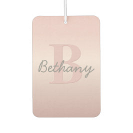 Niedliches individuell anpassbares rosafarbenes Mo Autolufterfrischer