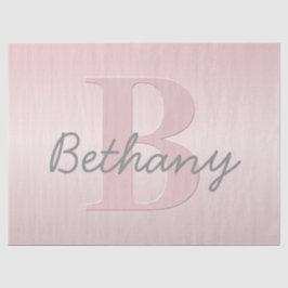 Niedliches individuell anpassbares rosafarbenes Mo Seidenpapier