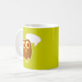 Niedliches individuell anpassbares Sprichwort Owl  Kaffeetasse (Vorderseite Links)