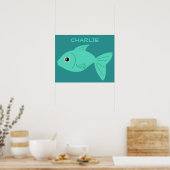 Niedliches individuelle Name Poster (Küche)