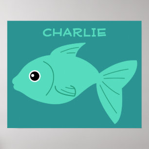 Niedliches individuelle Name Poster