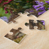 Niedliches Ingwerkätzchen im Garten Puzzle (Seite)