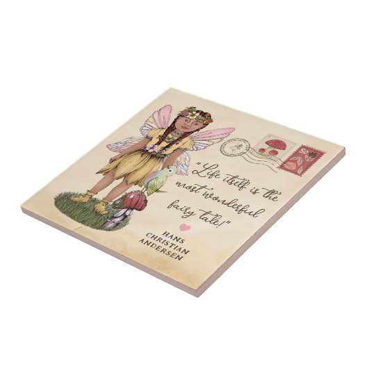 Niedliches inspirierendes Zitat aus Mushroom Fliese (Seite)