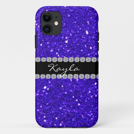 NIEDLICHES IPHONE 5 KÖNIGLICHES BLAU FALL-BLING Case-Mate iPhone HÜLLE (Rückseite)