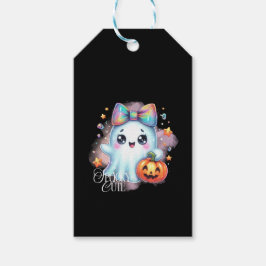 Niedliches Iridesshire Halloween-Geist Geschenkanhänger