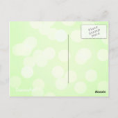 Niedliches irisches chibi Koboldmädchen mit Topf Postkarte (Rückseite)