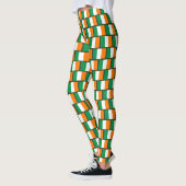 Niedliches irisches Flaggenmuster St Patricks Day  Leggings (Links)