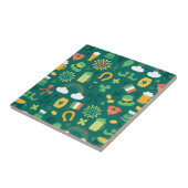 Niedliches irisches Ikonen-Muster Fliese (Seite)