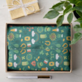 Niedliches irisches Ikonen-Muster Seidenpapier (Geschenk)