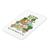 Niedliches Irish Knickack Stand Happy St Patrick's Magnet (Linke Seite)
