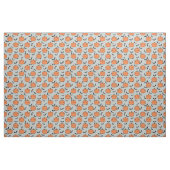 Niedliches Jack-O-Lantern-Pumpkins- und Flechtmust Stoff (Fat Quarter (45,7 x 55,9 cm))