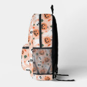 Niedliches Jack-O-Lantern- und Ghost-Muster Bedruckter Rucksack (Rechts)