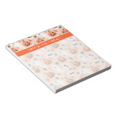 Niedliches Jack-O-Lantern- und Ghost-Muster Notizblock (angewinkelt)