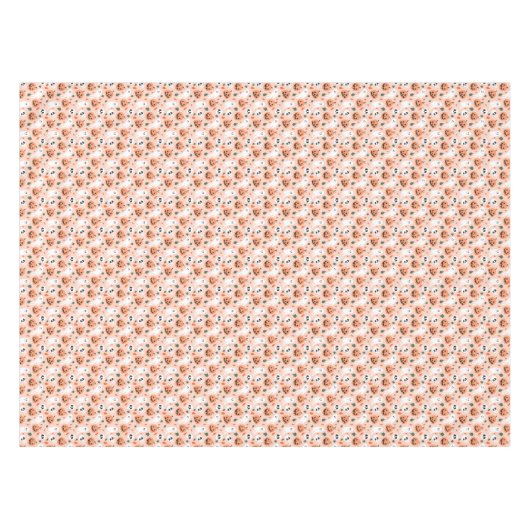 Niedliches Jack-O-Lantern- und Ghost-Muster Tischdecke (Vorderseite (Horizontal))