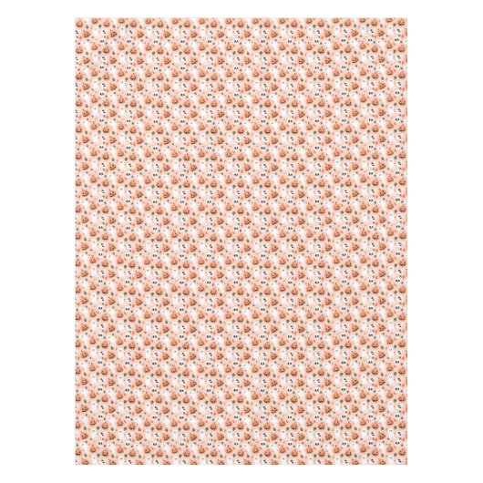 Niedliches Jack-O-Lantern- und Ghost-Muster Tischdecke (Vorderseite)