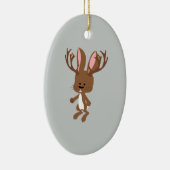 Niedliches Jackalope Keramikornament (Rechts)