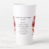 Niedliches Jahr des Tiger Personalisiert Milchtasse (Vorderseite)