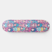 Niedliches japanisches Anime-Girl-Musterskateboard Skateboard (Horizontal)