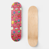 Niedliches japanisches Anime-Muster-Skateboard Skateboard (Vorderseite)