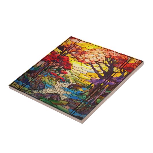 niedliches japanisches Gartenglas Imitat Fliese (Seite)