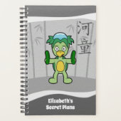 Niedliches japanisches Kappa Monster Planer (Vorderseite)